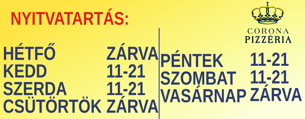 Ideiglenes Nyitvatartás