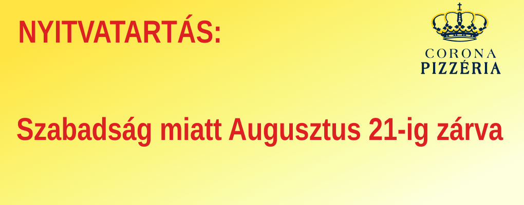 Ideiglenes Nyitvatartás
